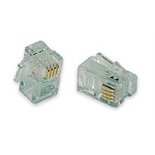 Titan RJ11 Plug 6P/6C (10PK) 6P6C/10/G