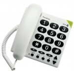 Doro PhoneEasy 311c - Corded phone - white 2685