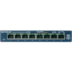 Netgear GS108 - Switch - unmanaged - 8 x 10/100/1000 - desktop GS108uk