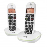 Doro Phoneeasy 100W Duo - Cordless Phone With Caller ID - Dect\\Gap - White + Additional Handset 5551