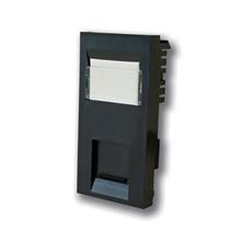 Titan (Black) CAT6 Euro Module SM606N/C6/BK