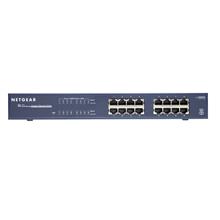 Netgear JGS516v2 - Switch - unmanaged - 16 x 10/100/1000 - desktop, rack-mountable - AC 100/230 V jgs516-200EUS