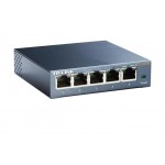 TP-LINK TL-SG105 5-Port Metal Gigabit Switch - Switch - unmanaged - 5 x 10/100/1000 - desktop TL-SG105