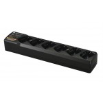 Zebra PMLN6385 Multi Unit Charger Kit - Charging stand - 6 x batteries charging - 6 output connectors - for Motorola XT420, XT460 PMLN6385