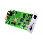 Riello UPS NetMan 204 - Remote management adapter - USB, 100Mb LAN, RS-232 - 100Base-TX NETMAN 204