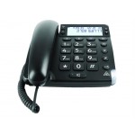 Doro Magna 4000 - Corded Phone With Caller Id/Call Waiting - Black 6379