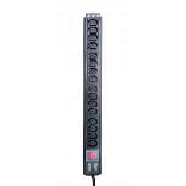Titan 10 Way Vertical Iec C19 PDU-C20 Plug VC19/10/C20