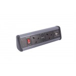 Titan Desktop UNIT-2 X Power 2 X USB P-PACK DESK 2SU
