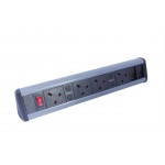Titan Desktop UNIT-4 X Power 2 X CAT6 P-PACK DESK 4/2S