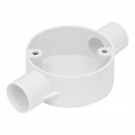Titan 25MM 2 Way Through Box White CJB252WT