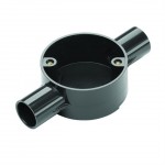 Titan 25MM 2 Way Through Box Black CJB252BK-25MM