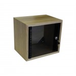 Titan 6U Oak Veneer Soho Cabinet 300MM Deep MU6/10
