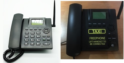 HOTLINE GSM TAXI PHONE SC393AD GSM Deskphone - BLACK